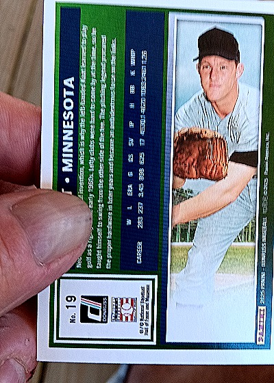 2025 Donruss #19 Tony Oliva — back