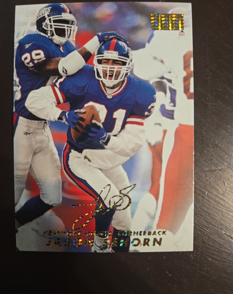 1997 SkyBox Premium #51 Jason Sehorn — front