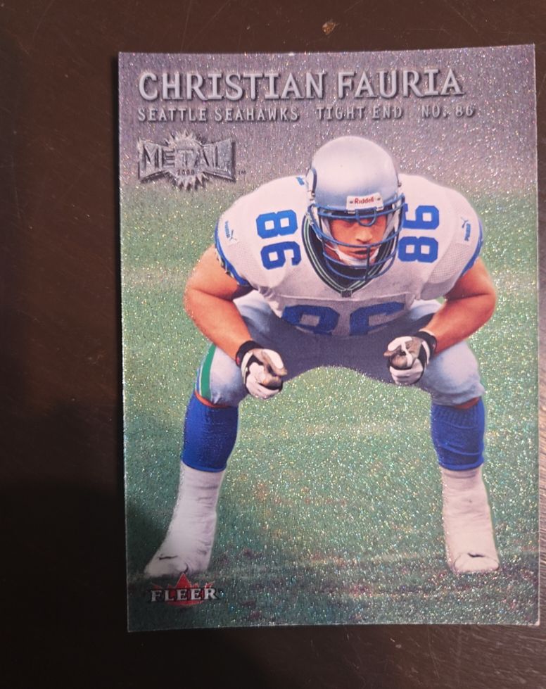 2000 Fleer Metal #104 Christian Fauria — front