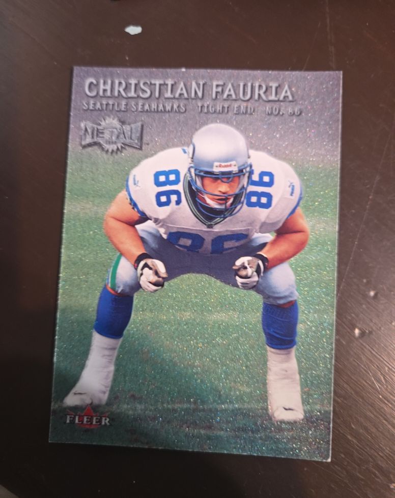 2000 Fleer Metal #104 Christian Fauria — front
