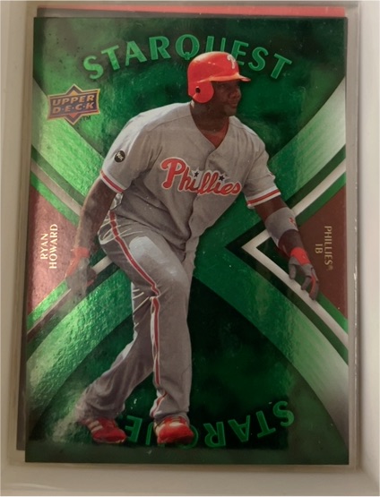 2008 Upper Deck First Edition StarQuest #SQ-8 Ryan Howard — front