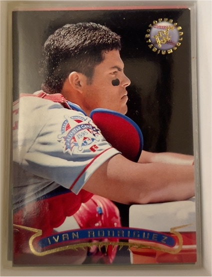 1996 Topps Stadium Club #380 Ivan Rodriguez — front