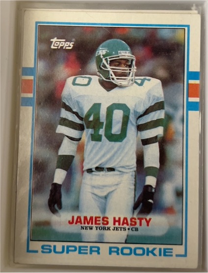 1989 Topps #224 James Hasty — front