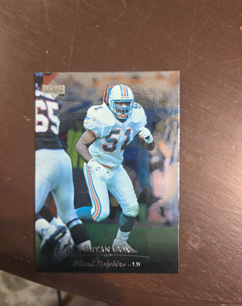 1996 Upper Deck Silver #196 Bryan Cox — front