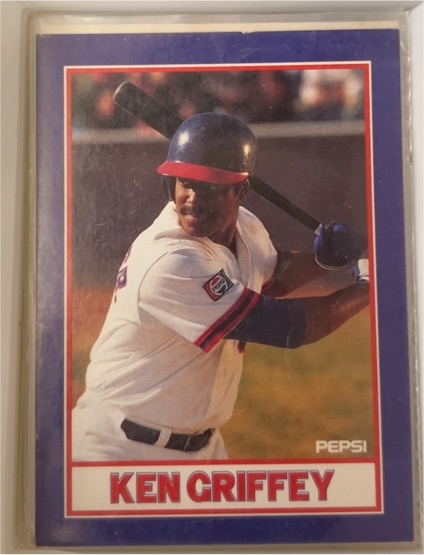 1991 Pepsi Griffeys #7 Ken Griffey Jr. — front