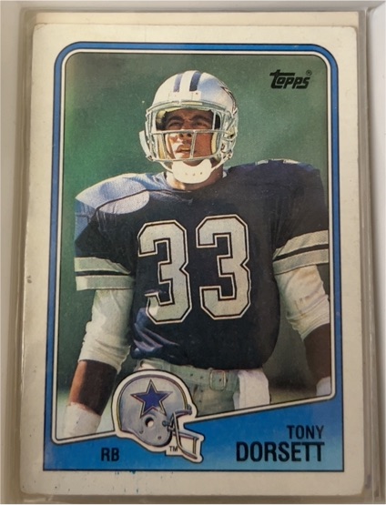 1988 Topps #262 Tony Dorsett — front