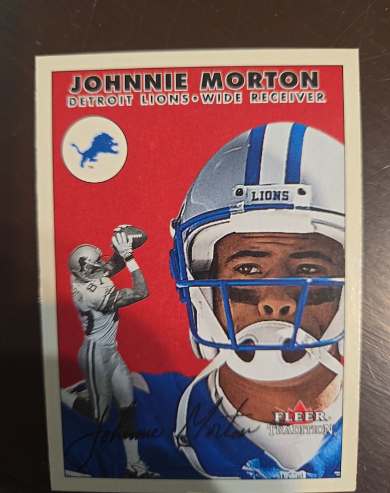 2000 Fleer Tradition #157 Johnnie Morton — front