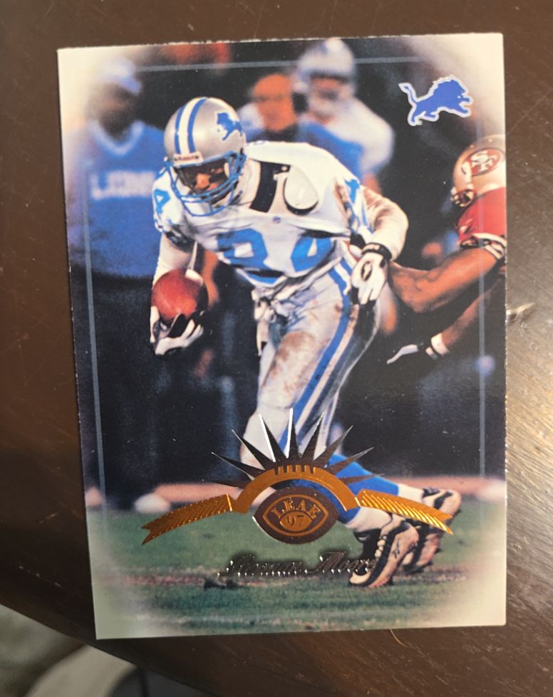 1997 Leaf #117 Herman Moore Detroit Lions — front