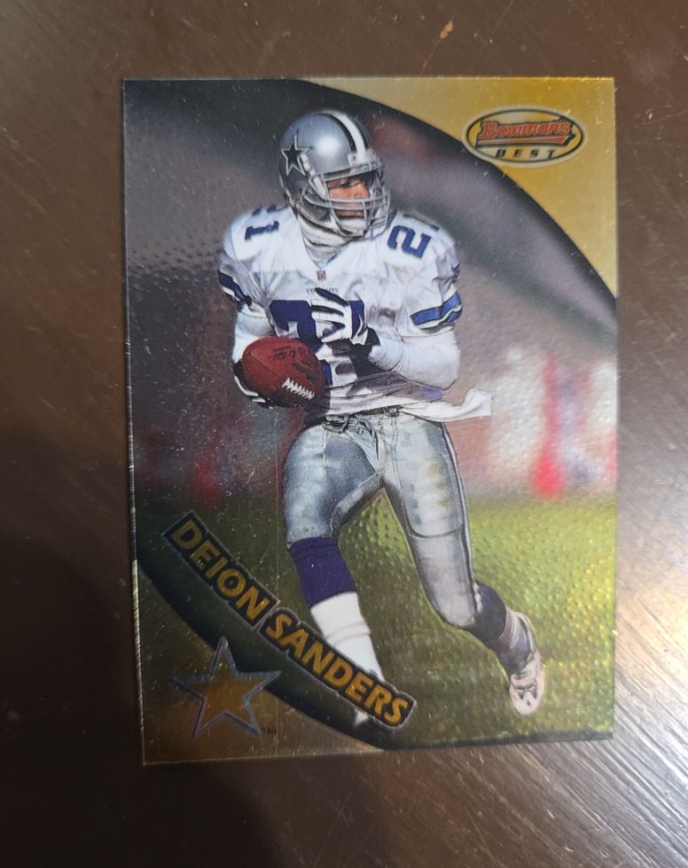 1997 Bowman's Best #62 Deion Sanders — front
