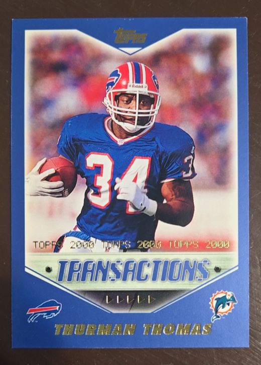 2000 Topps #102 Thurman Thomas — front
