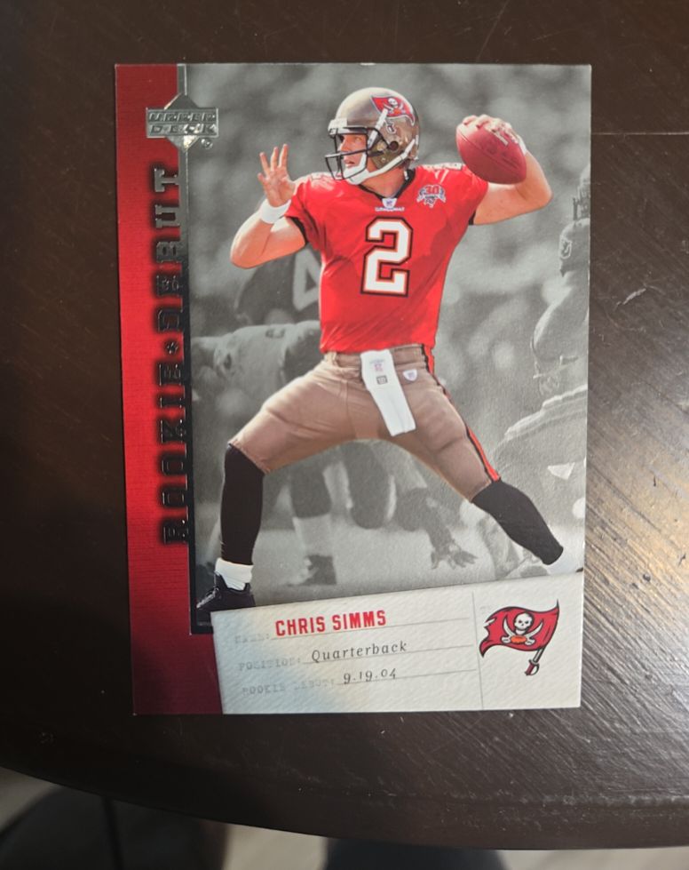 2006 Upper Deck Rookie Debut #93 Chris Simms — front