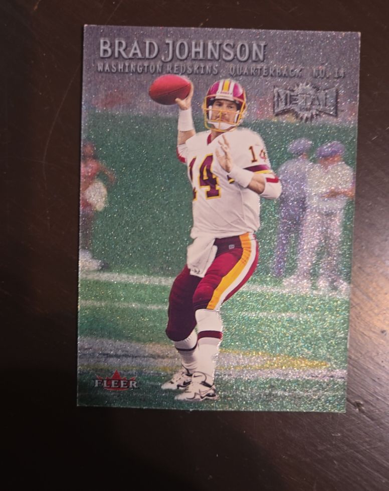 2000 Fleer Metal #174 Brad Johnson — front