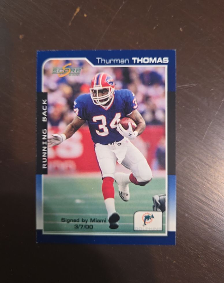 2000 Score #98 Thurman Thomas — front