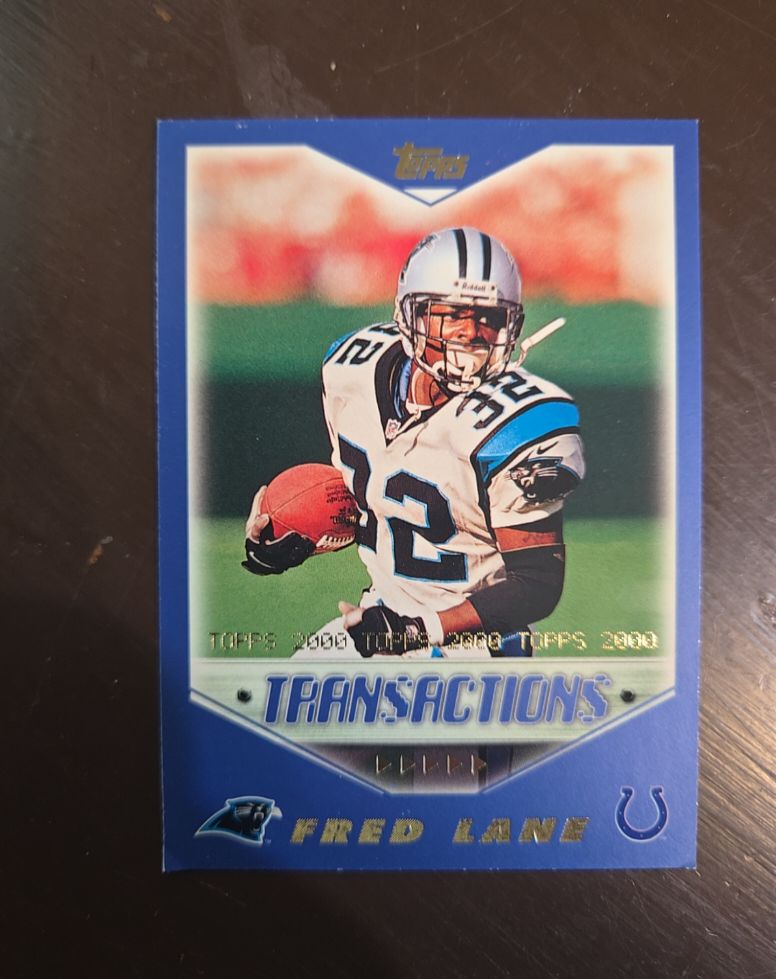 2000 Topps Transactions #214 Fred Lane — front