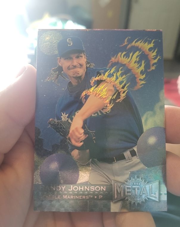 1996 Fleer Metal Universe #108 Randy Johnson — front