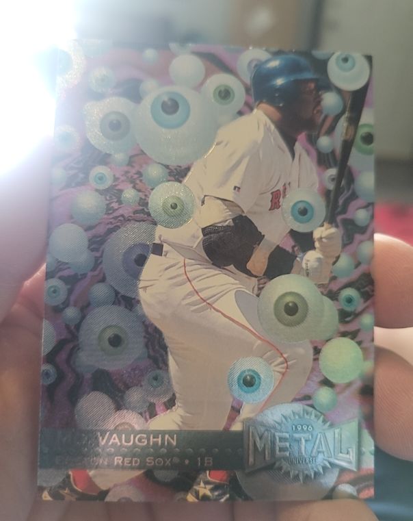 1996 Fleer Metal Universe #21 Mo Vaughn — front