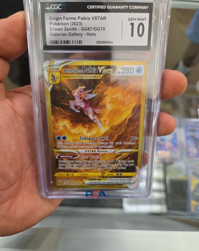2023 Crown Zenith #GG67 Origin Forme Palkia VSTAR — front