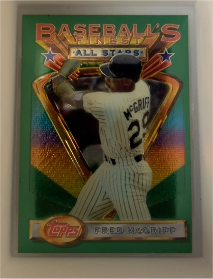 1993 Topps Finest #106 Fred McGriff — front