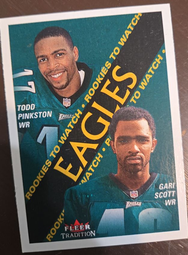 2000 Fleer Tradition #357 Todd Pinkston / Gari Scott — front
