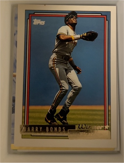 1992 Topps #380 Barry Bonds — front