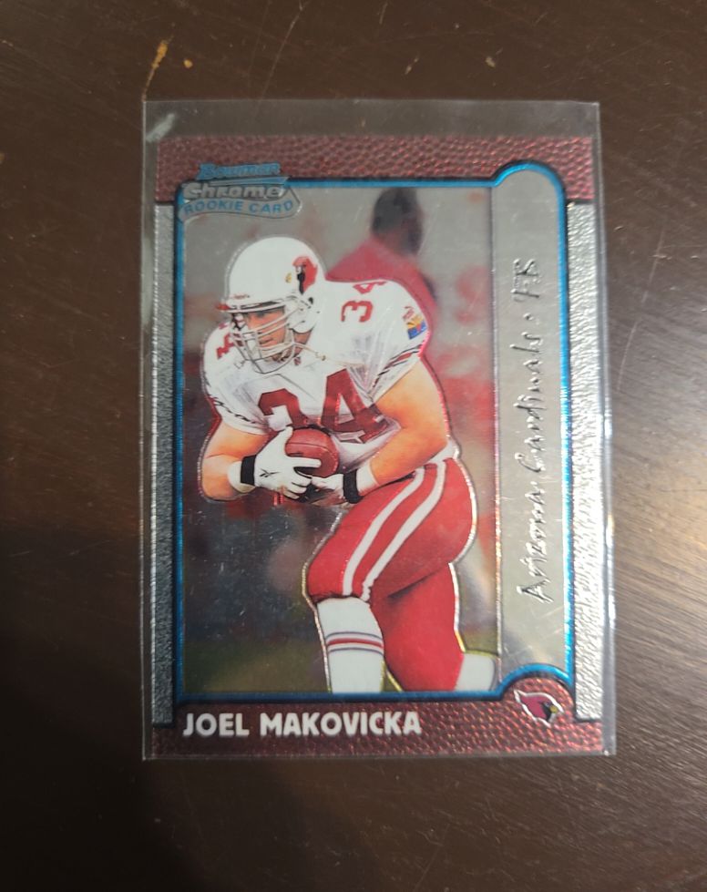 1999 Bowman Chrome Joel Makovicka Rookie Card — front