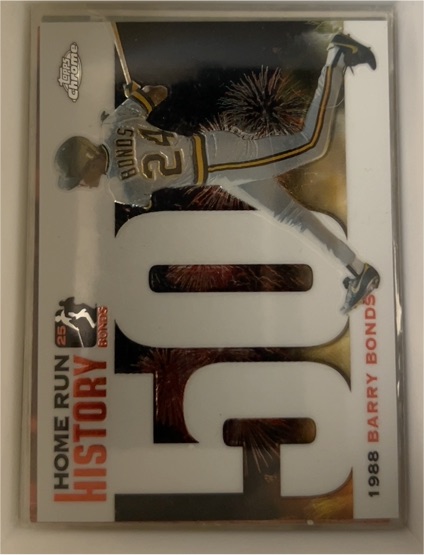2006 Topps Chrome #667 Barry Bonds Home Run History — front