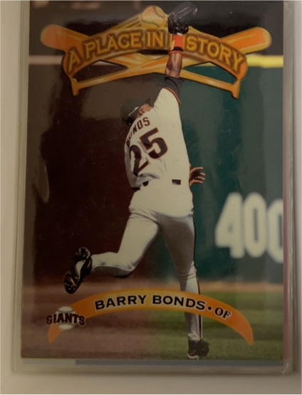 1998 Fleer Sports Illustrated A Place in History #49 Barry Bonds — front