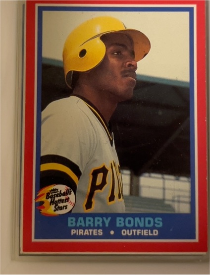 1987 Fleer #5 Barry Bonds Baseball's Hottest Stars Rookie Card — front