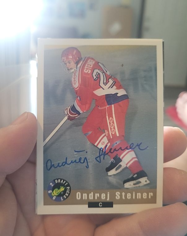 1992 Classic Draft Picks #37 Ondrej Steiner — front