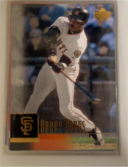 2001 Upper Deck #206 Barry Bonds — front