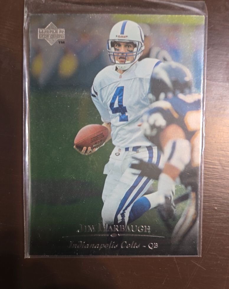 1996 Upper Deck #193 Jim Harbaugh — front