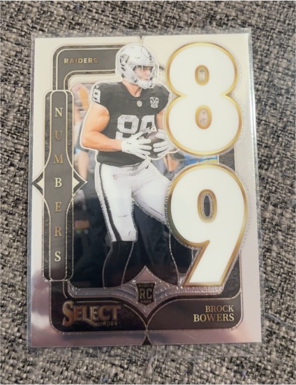 2024 Panini Select #12 Brock Bowers Select Numbers — front