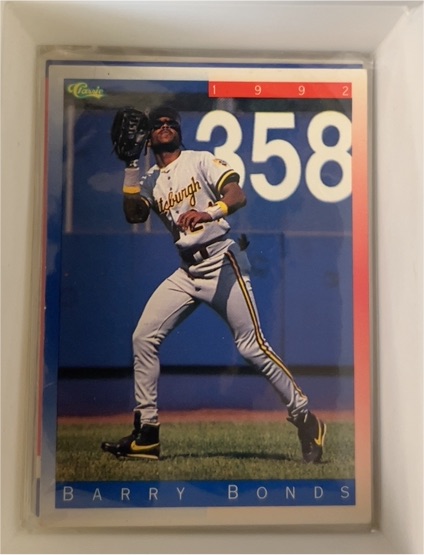 1992 Classic II #T70 Barry Bonds — front