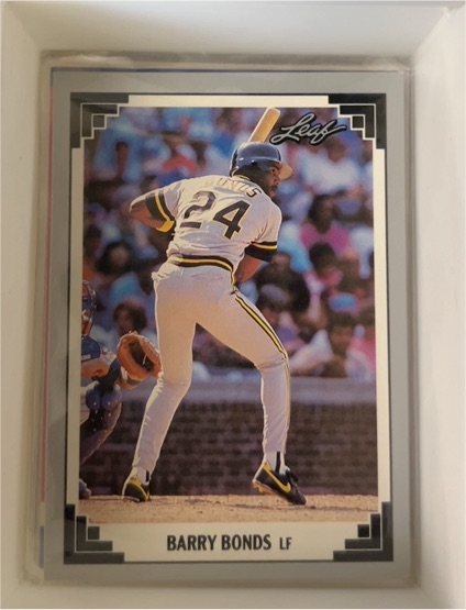 1991 Leaf #261 Barry Bonds — front
