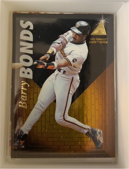 1995 Pinnacle Zenith #5 Barry Bonds — front