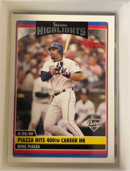 2006 Topps Updates & Highlights #UH172 Mike Piazza — front