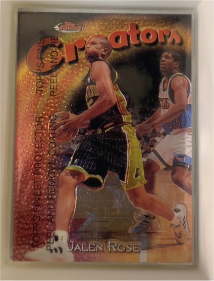 1997-98 Topps Finest #239 Jalen Rose — front