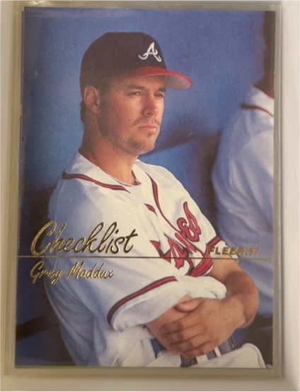1997 Fleer #722 Greg Maddux — front