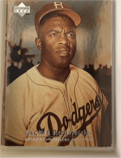 1997 Upper Deck #8 Jackie Robinson — front