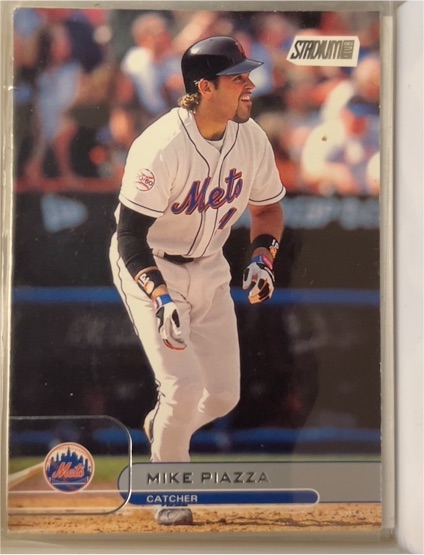 2002 Stadium Club #14 Mike Piazza — front