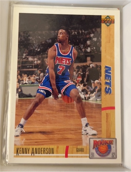 1991-92 Upper Deck Rookie Standouts #R36 Kenny Anderson — front