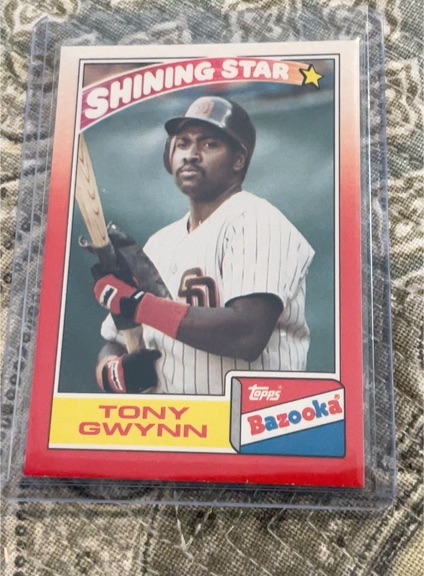 1990 Topps Bazooka Shining Stars #6 Tony Gwynn — front