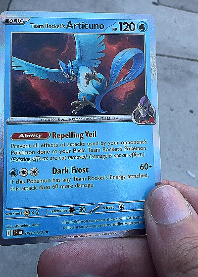 2024 Pokemon Scarlet & Violet Destined Rivals #051 Team Rocket's Articuno — front