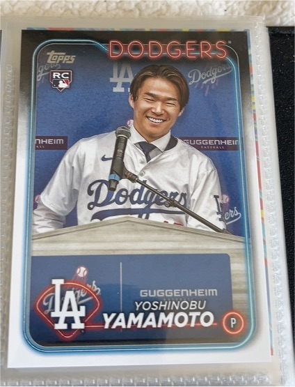 2024 Topps #553 Yoshinobu Yamamoto — front