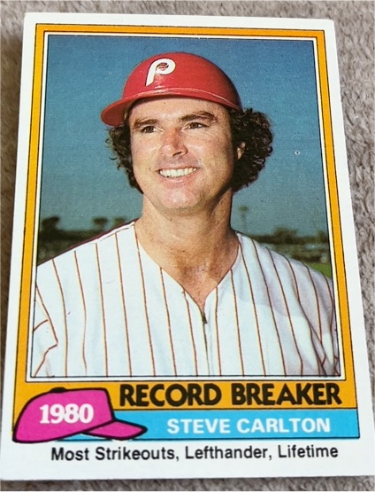 1981 Topps #202 Steve Carlton — front