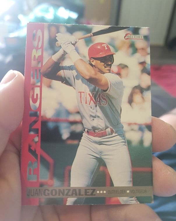1994 O-Pee-Chee #1 Juan Gonzalez — front