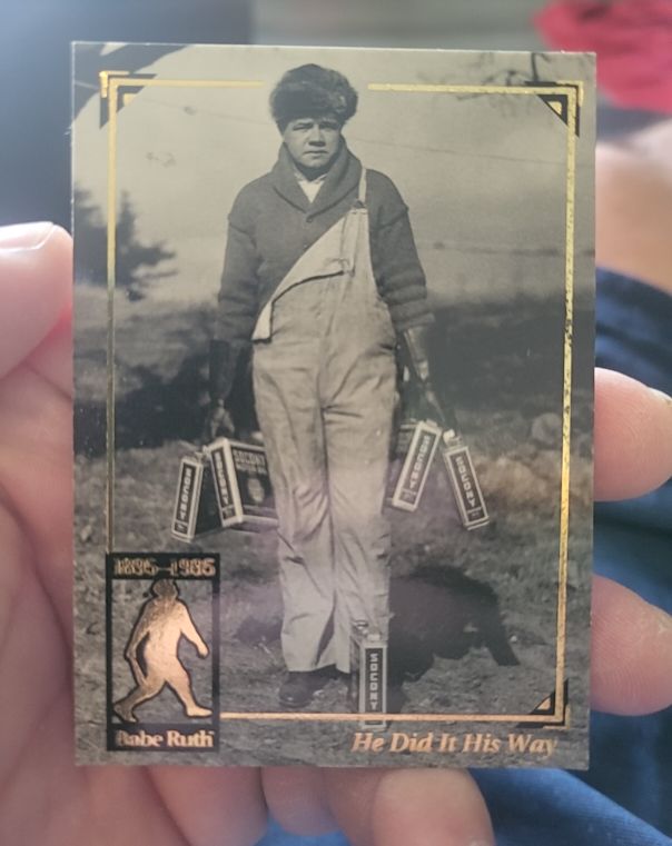 1995 Megacards Babe Ruth #17 He Did It His Way — front