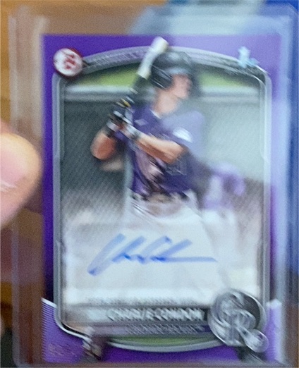 2025 Bowman Paper Prospect Autographs #BPA-CC Charlie Condon — front