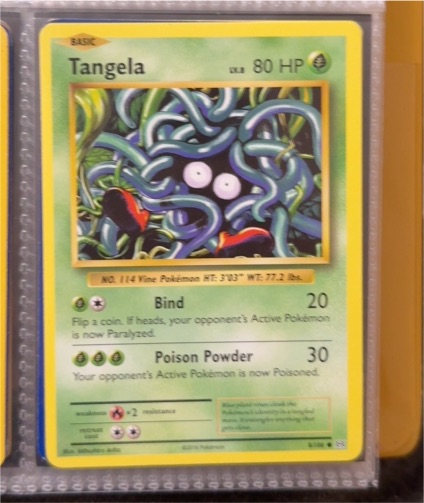 2016 Pokemon XY Evolutions #8 Tangela — front