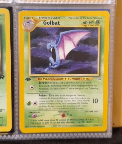 2000 Neo Revelation #29 Golbat — front